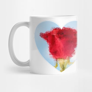 Rose heart Mug